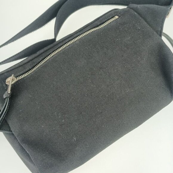 Saint Laurent Paris Waist Bag City Belt Bag Black Canvas Leather Men - Picture 5 of 10